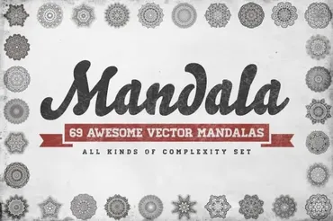 [Envato Market] 69 Вектор мандала — набор всех видов сложности