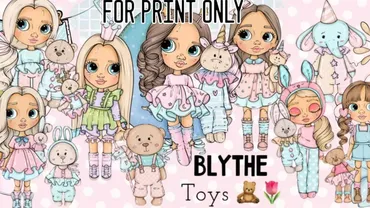 [Palmpink Illustrations] Blythe Toys (Дарья Львова)