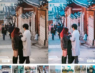 12 пресетов «Лайтрум» в Сеуле (LollipopGraphics)