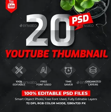 [graphicriver.net] 20 Youtube Thumbnail Templates