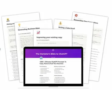 1000+ ChatGPT Prompts. Marketer's Bible (Lukas Darius)