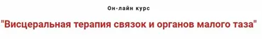 Висцеральная терапия связок и органов малого таза (Игорь Атрощенко)