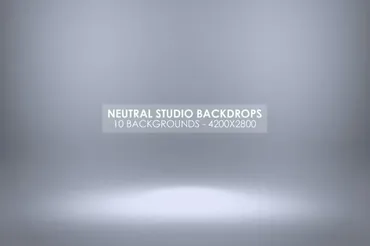 [envato] PSD и PNG - Neutral White Studio Spotlight Backdrops, 2021