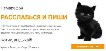 [Морошка] Расслабься и пиши (Юлия Полякова, Наталья Вольная)