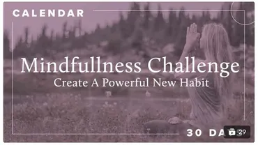 Boho Beautiful Official. Calendars. Sweet Still Serenity | 30 Day Mindfulness Challenge (bohobeautiful)