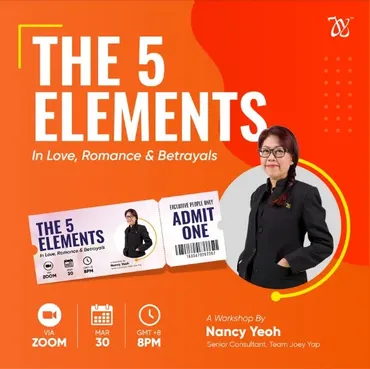 [Joey Yap Academy] 5 элементов в любви, романтике и изменах (Нэнси Йео)