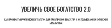 Увеличь свое богатство 2.0 (Джесси Ли)