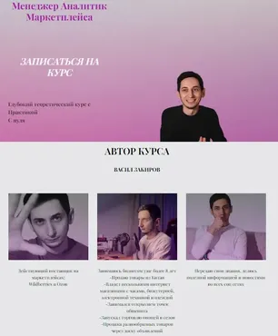 Менеджер аналитик маркетплейса. Тариф Самостоятельный (Васил Закиров)