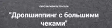 Дропшиппинг на большие чеки 3.0. Стандарт (Игорь Майоров)