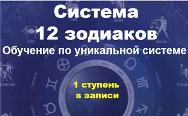 Система 12 зодиаков (Софья Ансари)
