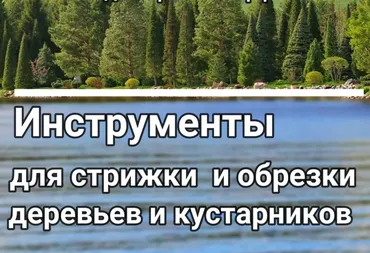 Инструменты для стрижки и обрезки деревьев и кустарников (Владимир Ляпчев)