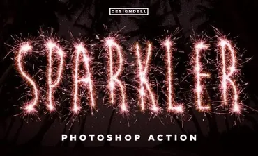 [сreativemarket.com} Эффект Бенгальского Огня для Photoshop