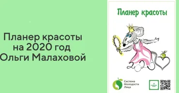 Планер красоты на 2020 год (Ольга Малахова)