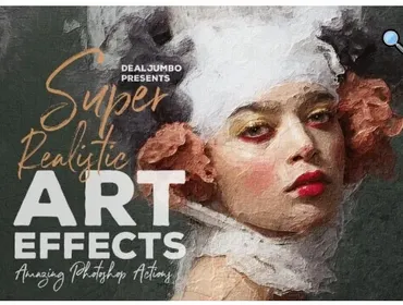 Супер Реалистичный Арт Эффект для Photoshop + 5 Мокапов