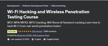 [Udemy] Курс по взлому Wi-Fi и тестированию беспроводных сетей на проникновение (Muharrem AYDIN, Мухаррем Айдин)
