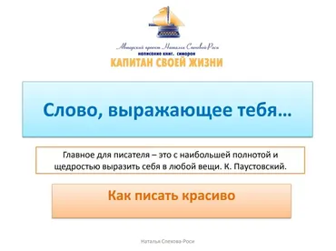Как писать красиво. Дневник акына (Наталья Спехова-Роси)