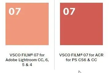 [VSCO] Film 07 пресеты для Photoshop, Lightroom