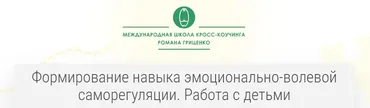 Формирование навыка эмоционально-волевой саморегуляции. Работа с детьми (Роман Гриценко)