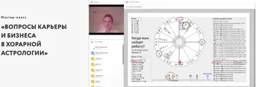 Мастер-класс  Вопросы карьеры и бизнеса в хорарной астрологии (Юлия Береговая)