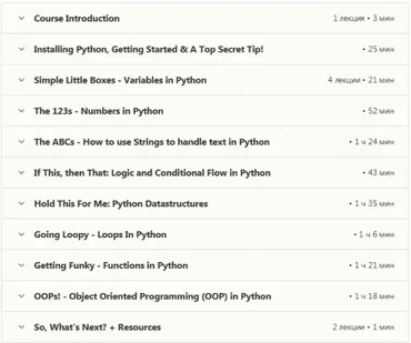 Библия Python | Все, что вам нужно для программирования на Python [Udemy]