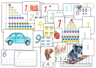 [busy-bee] Проект Цифры 1-10 (Елена Самсонова)