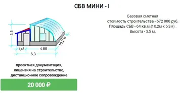 [Грин-ПИКъ] Солнечный био-вегетарий. Чертежи СБВ мини-I 64 м2