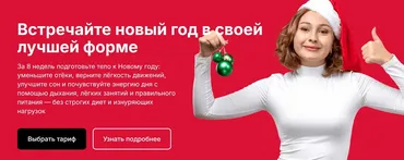 Встречайте новый год в своей лучшей форме. Тариф Лайт (Сергей Оларь)