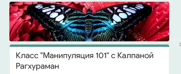 [Access consciousness] Класс «Манипуляция 101» (Калпана Рагхураман)