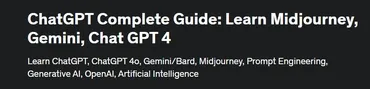 [Udemy] Полное руководство ChatGPT изучение Midjourney, Gemini, Chat GPT 4 (Tanmoy Das)