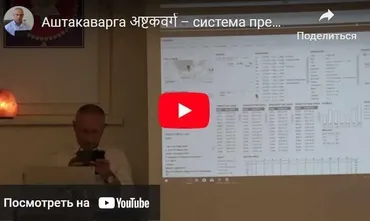 Аштакаварга – система предсказания и анализа с математической точностью. Онлайн трансляция (часть 6-я) (Шива)