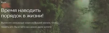 Время наводить порядок в жизни (Татьяна Данжели)