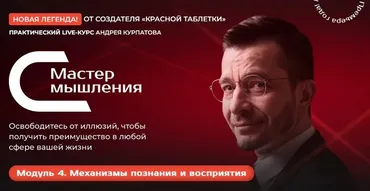 Мастер мышления. Модуль 4. Механизмы познания и восприятия (Андрей Курпатов)