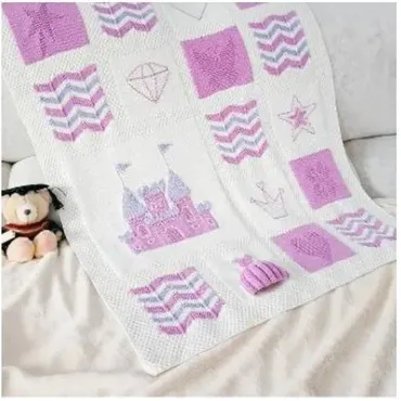 Плед Принцессы (marine_knits)
