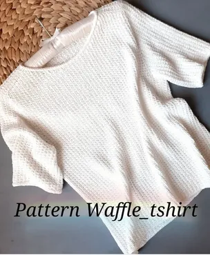 Футболка Waffle_tshirt (pank_ova.knitting)