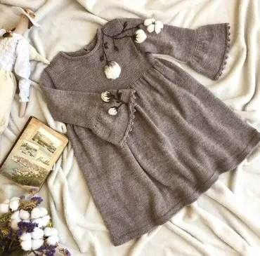 [Вязание] Платье «My feelfree» (mikky_kids_crochet)