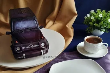 Торт «Mercedes Gelandewagen» (gdetort)