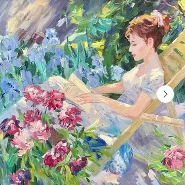 Девушка. Импрессионизм. по В. Бернадскому (Игорь Сахаров)