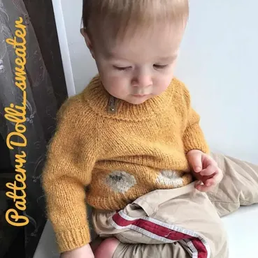 Детский джемпер Dolli_sweater (krupnovaelena)