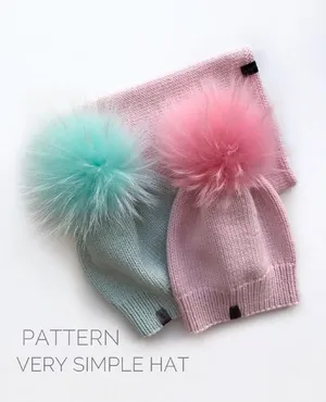 Шапка very simple hat (knit withlove nsk)