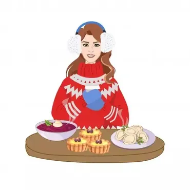 [fit-menu] Зимний иллюстрированный сборник-конструктор рецептов с КБЖУ 1500ккал (Евгения Уварова)