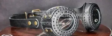 [DieselpunkRo] Кожаные очки-гогглы в стиле Steampunk