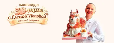 [elenapo11] Мини-курс 3D-торты (Елена Попова)