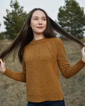 [Вязание] Джемпер «Sunrays» (olga_shkineva_)