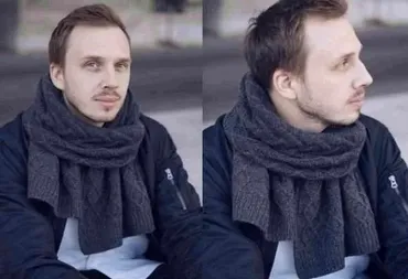 Схема идеального питерского шарфа (Tumaca alpaca)