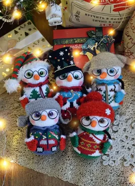 [petellka_toy] Снеговушки (Татьяна Высоцкая)