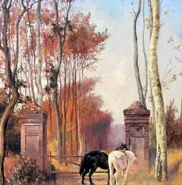 В парке. Поленов Д.П. (Игорь Сахаров)