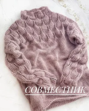 Ажурный джемпер (dama_knit_)