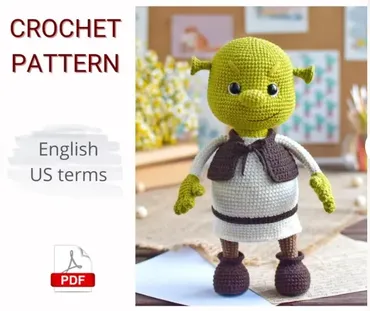 [Funnycrochetstory] Злой зеленый огр