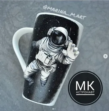 [Лепка] МК Астронавт (marina_m.art)