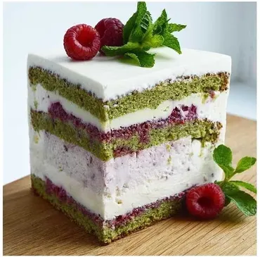 [Кондитерка] Техническая карта торт «Матча-малина-мята» (selfsweets_spb)